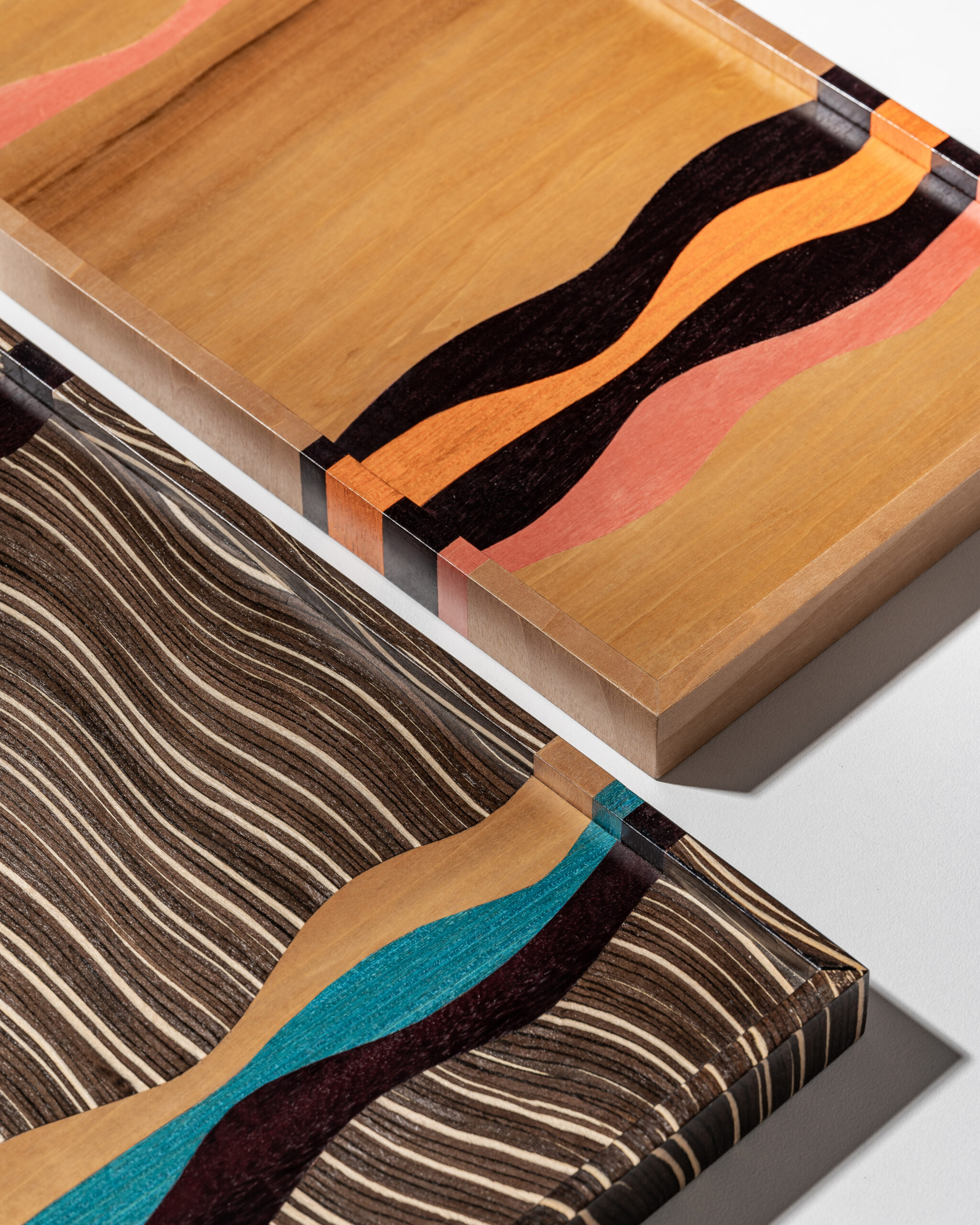 Marqueterie Tray - Rectangular